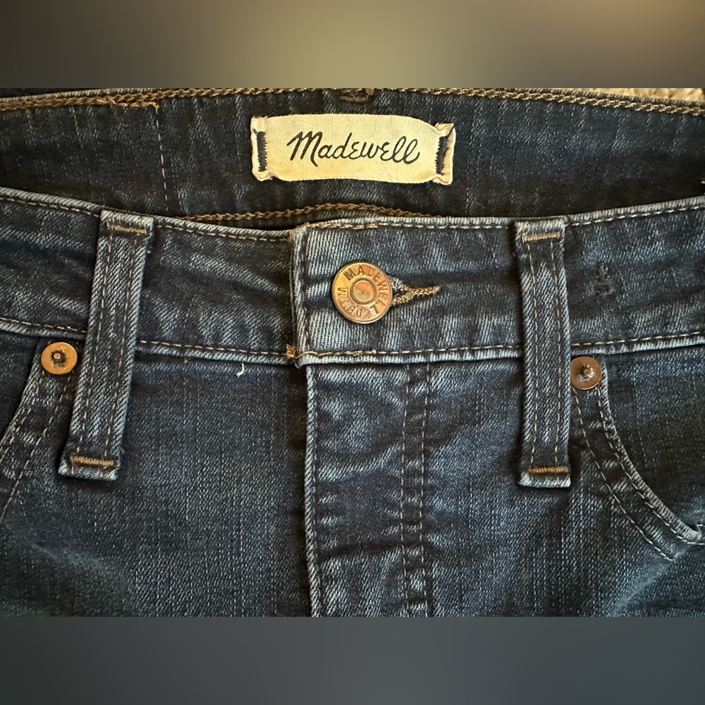 Madewell Dark Blue Curvy High-Rise Skinny Jeans - Picture 7 of 9